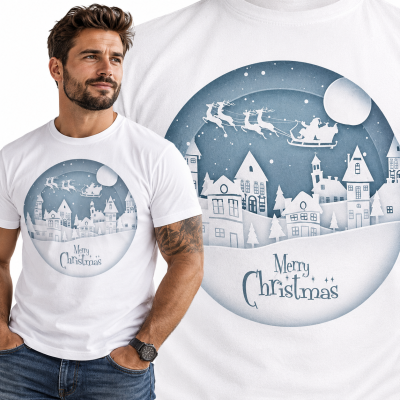 KOSZULKA ŚWIĄTECZNA MERRY CHRISTMAS 4